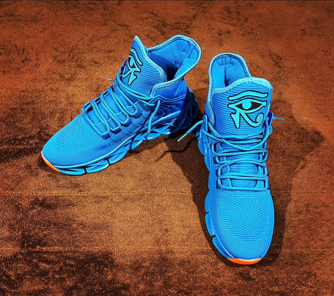 Eye of Ra sneakers in light blue