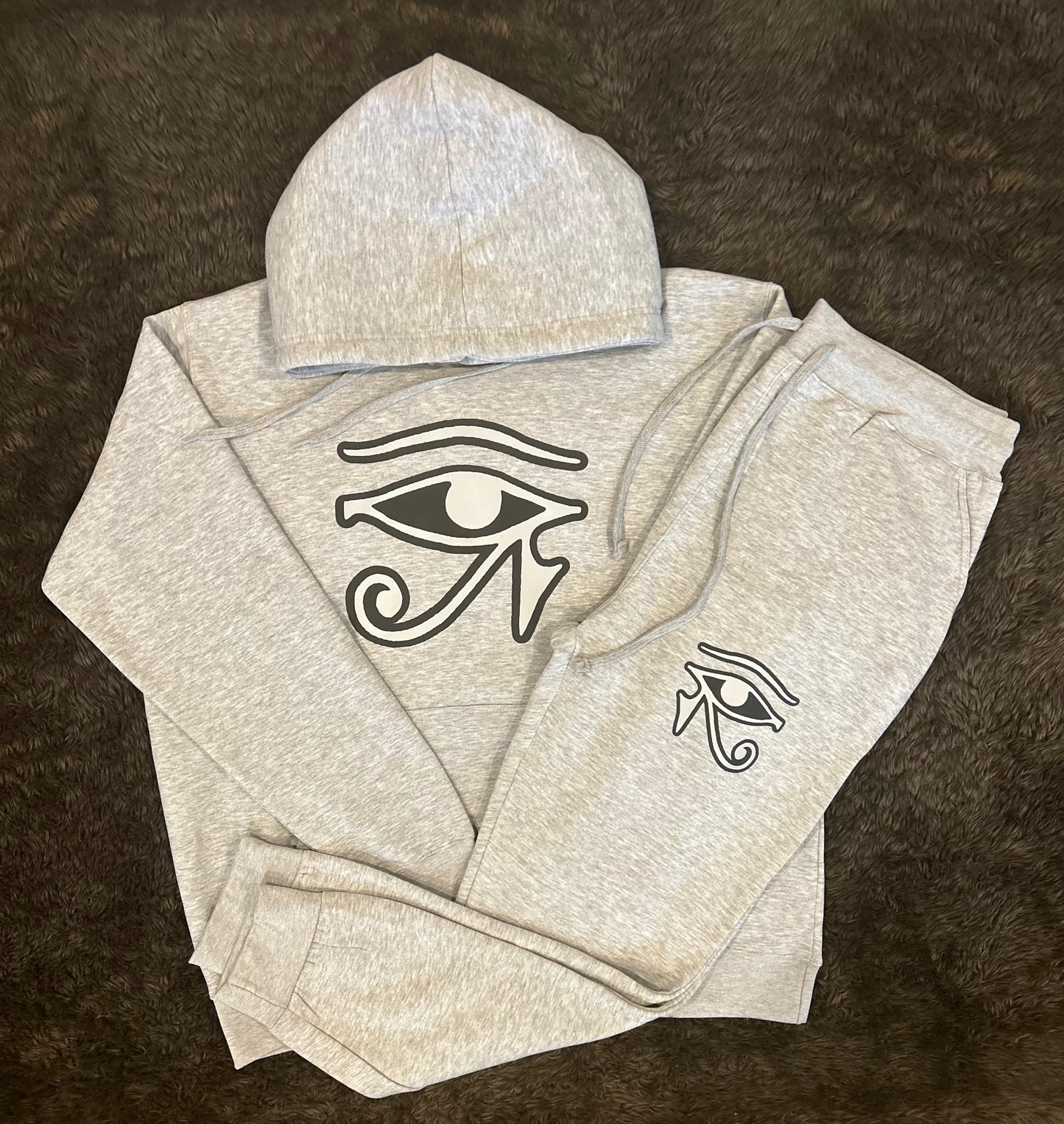 Eye of Ra Sweatsuit Set in Grey