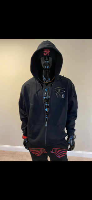 Black on Black Ra Hoodie